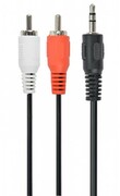 Audiocable3.5mm-RCA-1.5m-CablexpertCCA-458,3.5mmstereotoRCAplugcable,1.5m
