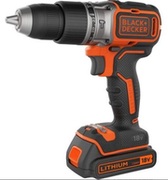 HammerDrill/DriverBRUSHLESSBlack+Decker(BL188KB-QW)18VLi-Ion2x1.5Ah+Kitbox,LED,2Speed0