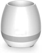 HelmetSpeakerMusicFlowerpot,White