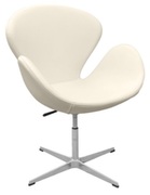 FotoliuTopaz~White/Piele-Eco