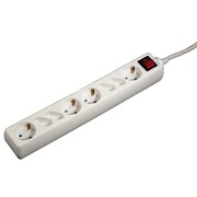 Hama477768-wayPowerStrip,withswitch,1.4m,white