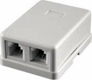 2xRJ45SurfaceBox2portUTPCat6PCBjack