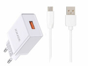 JokadeWallChargerwithCableUSBtoType-CSinglePort5AChangyu,White