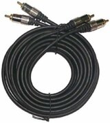 AudiocableCCAP-202-6,2*RCAplugsto2*RCAplugsvideo&audiocable,1.8m,gold-platedconnectors,blisterpacking