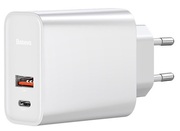BaseusWallCharger2xUSBSpeedPPS30WEU,White