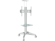 "MobileStandforDisplaysCHARMOUNTCT-FTVS-T17;32-60"";max.VESA600x400;max50kg•Mechanicalheight-adjustmentfrom152cmto169cm•Designedtoloaddisplaysupto50kg•VESAmount400x600•Professionalcablemanagementalongthetrolley