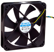 "PCCaseFanChieftecAF-1225PWMBallBearing120x25mmDimension(WxHxD)::120x120x25mmVolt(DC)::12VoltFanSpeed::~1.650rpmFanAirflow::~29-32mm/H2OFanNoise::~29-32dbConnector::4PINPWM/MolexScopeofdelivery::Fan,S