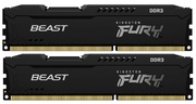 16GB(Kitof2*8GB)DDR3-1600KingstonFURYBeast(DualChannelKit),PC12800,CL10,2Rx8,1.5V,Auto-overclocking,AsymmetricBLACKheatspreader