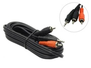 Hama30456AudioCable,3.5mmjackplug-2RCAplugs,5m