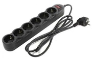 SurgeProtectorSVENSF-06L6Sockets5mBlack