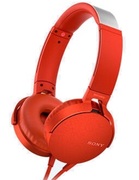 HeadphonesSONYMDR-XB550AP,EXTRABASS™,Miconcable,4pin3.5mmjackL-shaped,Cable:1.2m,Red
