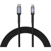 CableType-C-Lightning,Nylon,1m,2A,PD18W,TellurBlackTLL155384