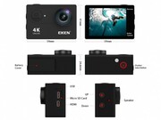 ActionCameraEkenW9s4K10fps,WaterproofCase