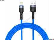 CableUSB-Lightning,cuLED,3A,1.2m,TellurBlueTLL155364