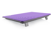 "NotebookCoolingPadLOGICLCP-09PURPLE,15.6"",1x140mmMaterial:plastic,metalmeshProductdimension:340*250*20-40mmFandimension:140*140*15mmFanspeed:1000+/-10%RPMAirflow:25CFMNoiselevel:10dbaCurrent:0.38AVoltage:5VDC"