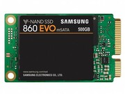 .mSATASSD500GBSamsung860EVO"MZ-M6E500BW"[R/W:550/520MB/s,97/88KIOPS,MJX,V-NAND3bitMLC]