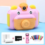 InstaCam32G3RollPaper,Pink/Yellow