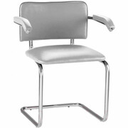 ОфисныйстулNowyStylSYLWIAArmchrome,V28,Серый