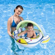 Надувнаялодочкаскрышейидырочкамидляножек(81смх97см)BestWay34086