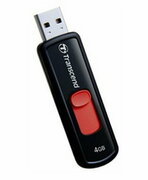 4GBUSBFlashDriveTranscend"JetFlash500",Black,Capless,Retail,USB2.0