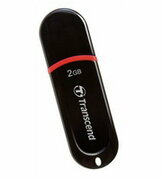 2GBUSBFlashDriveTranscend"JetFlash300",Black,Retail,USB2.0