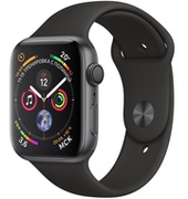 AppleWatch444mmSpaceGrayAluminumCasewithBlackSportBand,MU6D2GPS,Gray
