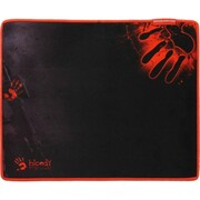 GamingMousePadA4TechBloodyB-081S,350x280x2mm,Cloth/Rubber,Anti-fraystitching,Black/Red