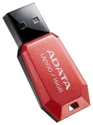 16GbUSB2.0FlashDriveADATA,DashDriveUV100,red(Read-18MB/s,Write-5MB/s),Slimmer&Smaller