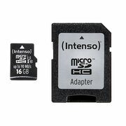 Intenso®MICROSecureDigitalCards,16GB+SDAdapter,UHS-I,Premium