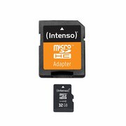 Intenso®MICROSecureDigitalCards,32GB+SDAdapter,Class4