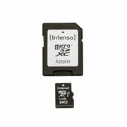 Intenso®MICROSecureDigitalCards,64GB+SDAdapter,Class10