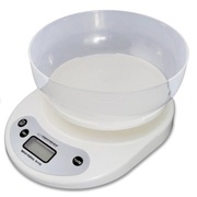 ВесыкухонныеEsperanzaCOCONUTEKS007Whitewithbowl(1L)