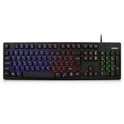 SVENKB-C7100EL,Keyboard,12Fn-keys,multicolorbacklightwithleveladjustand"Breath"functionkeys,keyscontactmembranewithtactilefeedback,Winkeyandallkeysblockfunction,USB,Black