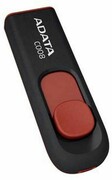 64GbUSB2.0FlashDriveADATA,ClassicC008,black/red(Read-18MB/s,Write-5MB/s),RetractableUSB