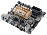 ASUSN3150I-C,MB+CPUonboard:Quad-coreCeleronN3150(1.6-2.08GHz),2xDDR3-1600,IntelHDgraphics,D-Sub,LVDS,HDMI,2xSATA3,1xPCI-Ex4,1xCOM,RealtekALC8878-ChHDA,GigabitLAN,4xUSB3.0(5Gb/s),5XPro.,mini-ITX