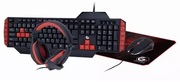 GamingKeyboard&Mouse&MousePad&HeadsetGembirdGGS-UMG4-02,USLayout,USB/3.5mm