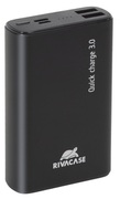 PowerBankRivacase10000mAhQC3.0/PD,VA1037,Black