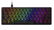 HYPERXAlloyOrigins60BlackMechanicalGamingKeyboard(RU),Mechanicalkeys(HyperXRedkeyswitch)Backlight(RGB),Petite60%formfactor,Ultra-portabledesign,Fullaircraft-gradealuminumbody,USB