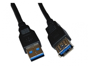 CableExtensionUSB3.0BracktonK-US3-VEB-0200.B,2m,PlugAtoSocketA,Black,bulk