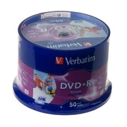 Printable50*CakeDVD+RVerbatim,4.7GB,16x,IDBrand,43651