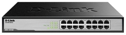 D-LinkDES-1016C/A1A,16-Port10/100BASE-TXUnmanagedGreenethernetSwitch,11"metalcase802.3xFlowControl,802.1PQoSsupport(retelisticaswitch/сетевойкоммутатор)