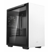 CasemATXDeepcoolMACUBE110,w/oPSU,1x120mm,TemperedGlass,MagneticSidePanels,2xUSB3.0,White
