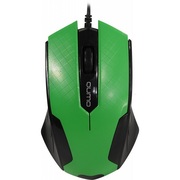 МышьQumoM14,Optical,1000dpi,3buttons,Ambidextrous,Green,USB