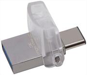 USBFlashDriveKingstonDTDUO3C/32GBDataTravelerMicroDuo3c,USB3.0+3.1TypeC