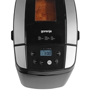 "BreadMakersGORENJEBM1210BK800Wpoweroutput,breadweight1200g,12programs,display,warm-keeping,adjustablecrustbrowning,non-stickcoating,removablebakingdish,black"