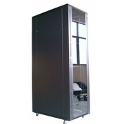 "19""42UStandardRackMetalCabinet,NB6942,saleMaterail:coldrolledsteel,PowderCoated,black,Cabinetdoor:ventsteeldoorCabinetstandingrailsteel:2.0MMSidedoorandTopsteel:1.2MMBackdoor:1.2MM,Shelf:1.2MMAccessories:4