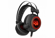 GamingHeadsetSVENAP-U840MV,50mmdrivers,20-20000Hz,32Ohm,115dB,307g.,3.5mm,Black/Red