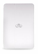 PuroMINIIPADBOOKCMWHIEco-leatherbookletcoverforiPadMiniwithmagneticflapclosure,white