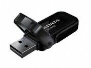 ФлешкаADATAUV240,64GBUSB2.0,Black,Plastic,FlipCap