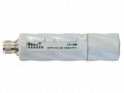 GrooveA52withN-maleconnector,HighGainSingleChain2.4GHz/5GHz802.11abgnwireless,600MHzCPU,64MBRAM,1xLAN,mountingloops,POE,PSU,plasticcase,RouterOSL4,2.4Ghz6dBiOmniantenna
